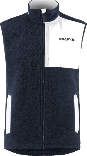 CRAFT NOR ADV Explore Pile Fleece Vest Herre Blaze/White