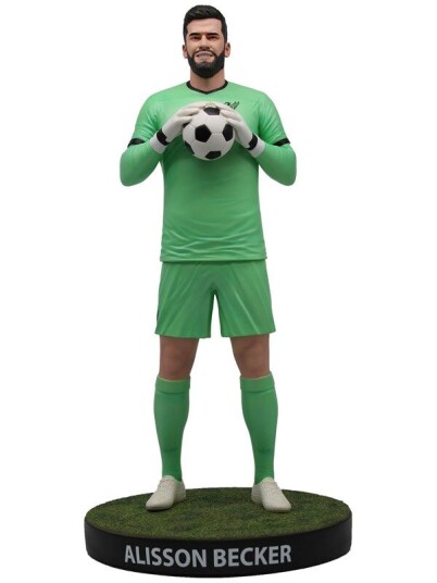 Footballs Finest - ALISSON BECKER - OFFICIAL LIVERPOOL FC - FOOTBALL'S FINEST 60CM RESIN STATUE - Figur Footballs Finest - ALISSON BECKER - OFFICIAL LIVERPOOL FC - FOOTBALL'S FINEST 60CM RESIN STATUE - Figur