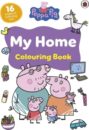 Peppa Pi My Home Colouring Book
