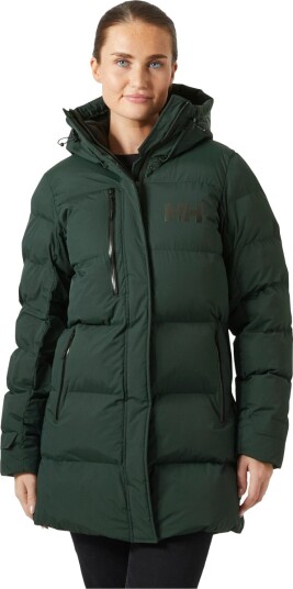 Helly Hansen W Adore Puffy Parka Dark Jungle Xs Vinterjakker Helly Hansen W Adore Puffy Parka Dark Jungle Xs Vinterjakker
