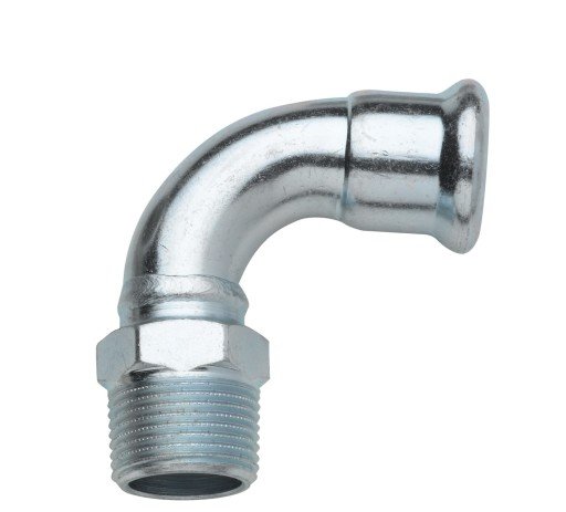 22 x 3/4" TURBO Bend nippel i stål
