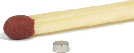 Diskmagnet Ø 2 x 1 mm | Meget kraftig neodymmagnet N52