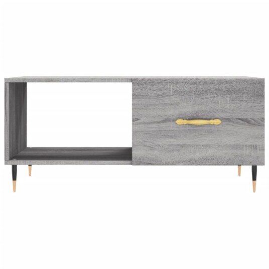 Salongbord grå sonoma 90x50x40 cm konstruert tre 8720845441142