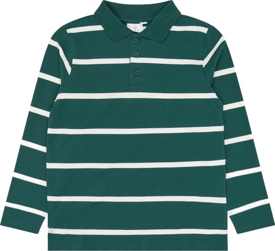 The New Tnvuk L_S Pique Polo Green 158/164 The New Tnvuk L_S Pique Polo Green 158/164