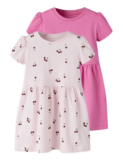 Name It Nmfvivia Ss 2P Dress Noos Pink 110
