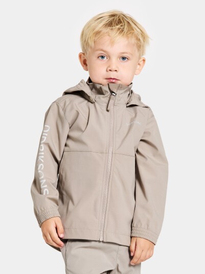 Didriksons Bringebær Vindjakke Beach beige 120