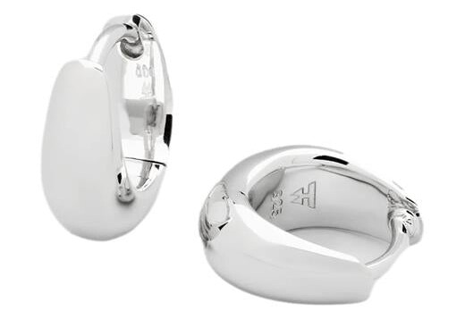 Tom Wood Jewellery Ice Huggie Silver Øredobber Sølv female