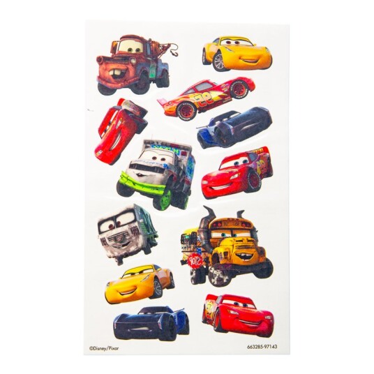 Midlertidig Tatoveringssett - Disney Biler