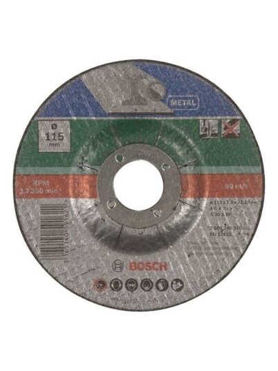 Bosch Kappeskive Krummet Metall D= 115 mm