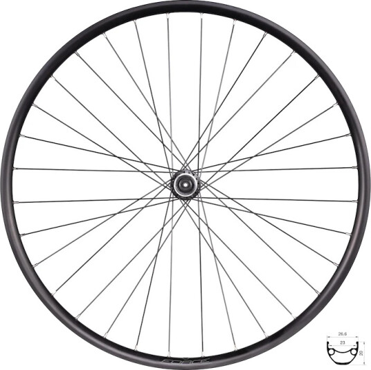 Force Basic forhjul 29" disc center lock 32 eiker