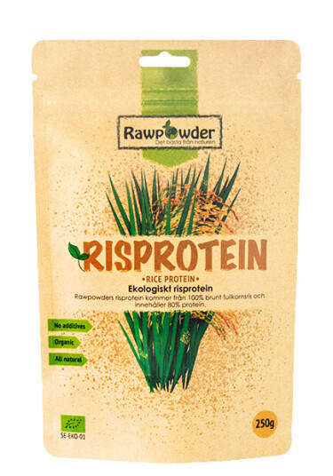 Økologisk Risprotein 80% 250 g Økologisk Risprotein 80% 250 g