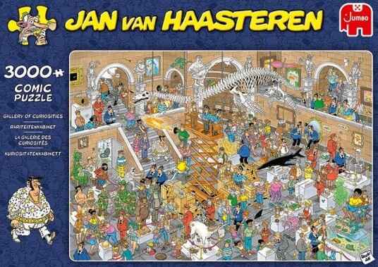 Jan Van Haasteren Gallery of Curiosities Puslespill 3000 brikker Jumbo