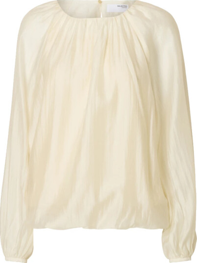 Selected Femme Dame Bluser & Skjorter Beige L,
