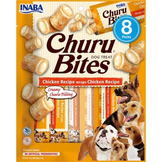 Churu 4 X Bites Chicken Wraps 8Pcs