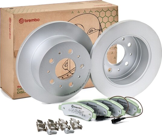 Bremseskiver og -klosser BREMBO KT 10 003