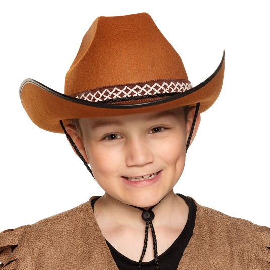 Boland Party Partners Cowboyhatt Brun for Barn One size 54370