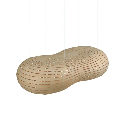 David Trubridge Cloud Pendel Large Bamboo