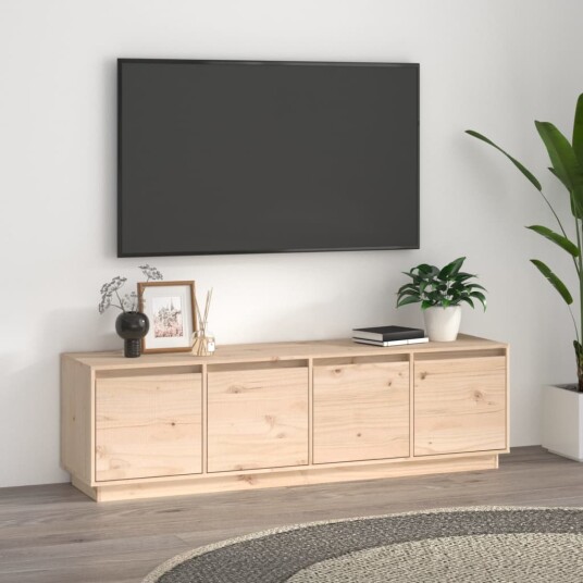 TV-benk 156x37x45 cm heltre furu 814394