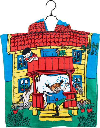 Pippi Langstrømpe Villekulla Badponcho Yellow 60/60