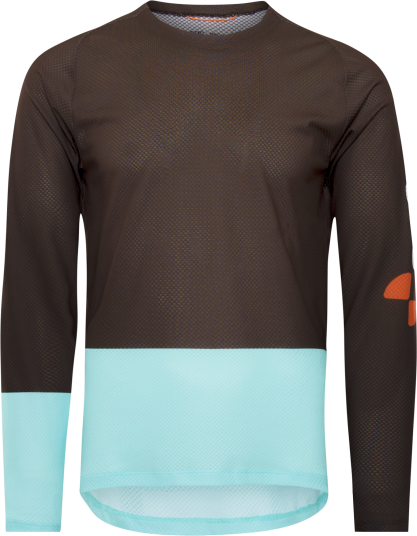 POC Men"s Motion Air Long Sleeve MTB Jersey Bronzite Brown/Lazurite Blue M