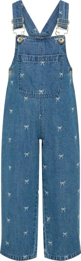 Kids Only Kmgsienna Bow Straight Overall Dnm York Blue 110