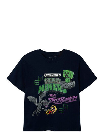 Name It Nkmjahi Minecraft Nreg Ss Top Noos Bfu Black 146 152