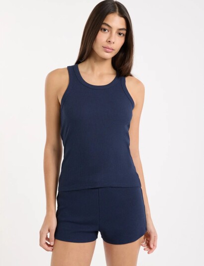 Etam Joani Tank Top Navy XS