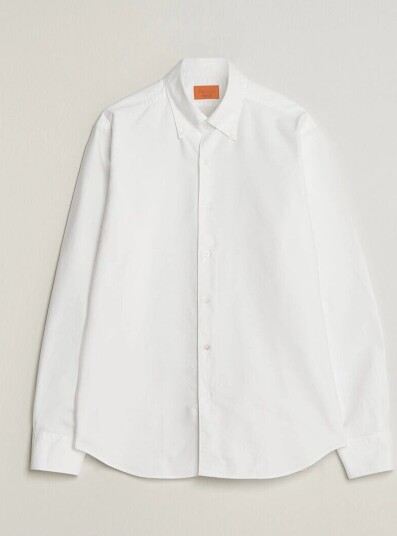 Grigio Oxford Button Down Shirt White Grigio Oxford Button Down Shirt White