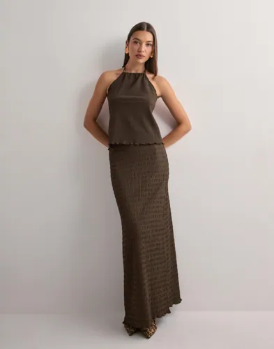 Nelly   Brun   Stunning Structure Maxi Skirt