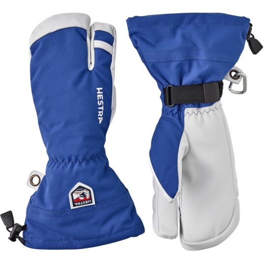 Hestra Army Leather Heli Ski, 3-finger Skihansker, Royal blue 9 Hestra Army Leather Heli Ski, 3-finger Skihansker, Royal blue 9