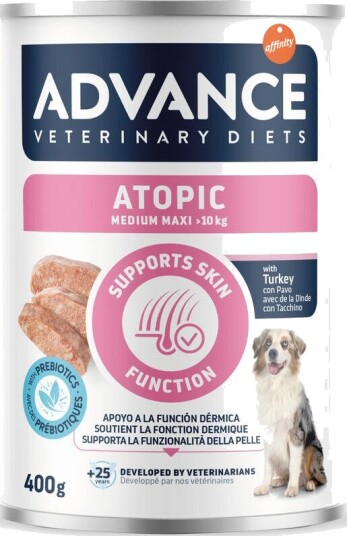 Affinity Advance Veterinary Diets Tørrfôr Veterinary Diets Atopic Medium Maxi Sparepakke 6 X 400 G