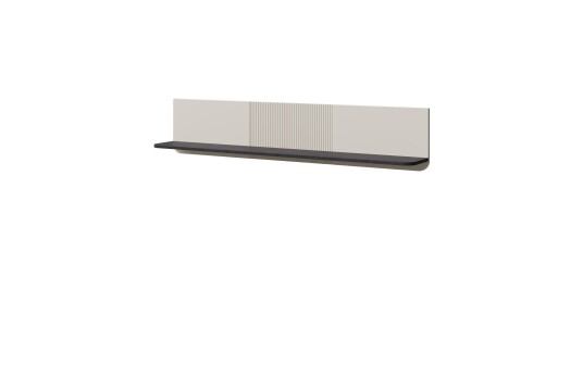Cucina Vegghylle 150x22 cm Beige/Grå