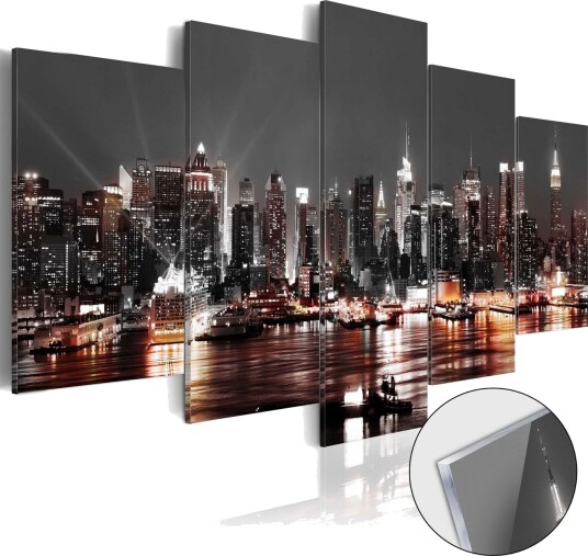 Bilde På Akryl Gray City 100x50 Artgeist sp. z o. o.