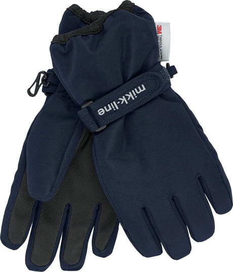 mikk-line Polyester Gloves - Navy - 98/104