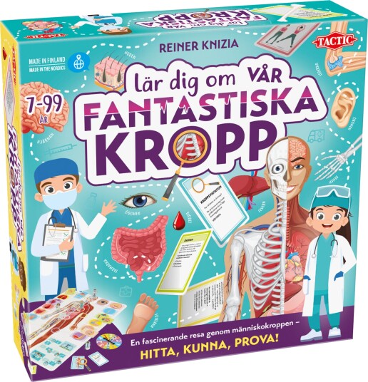 Tactic Brettspill Lær Om Vår Fantastiske Kropp