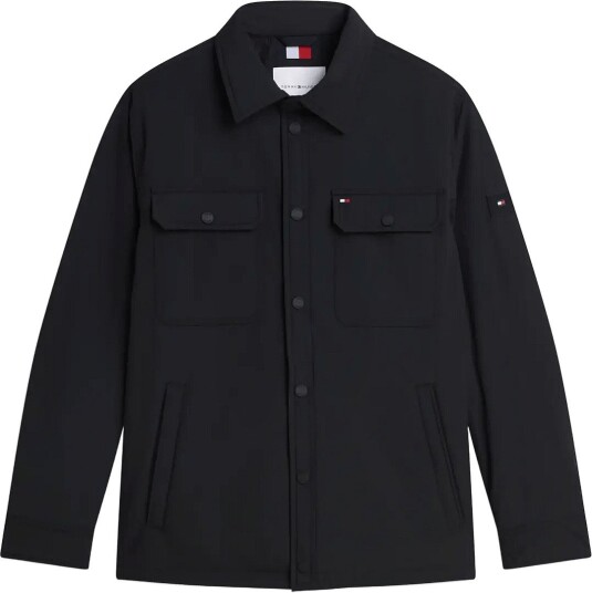 Tommy Hilfiger Packable Lw Shirt Jacket Black L