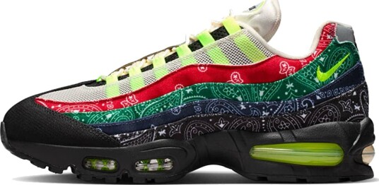 Joggesko Nike Air Max 95 Sp Sail/ Volt University Red Sport Green EUR 40