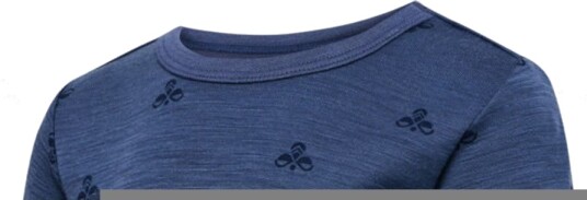 Hummel   Ulltrøye Ull og Bambus Vintage Indigo   122