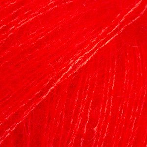 DROPS Kid-Silk Garn Unicolor 61 Strong Red