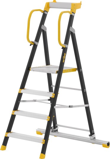 W.steps 200P W 200P-4 SF Trappestige med trinnfot, 950 mm, Stiger & stillaser