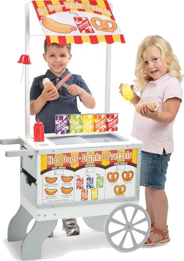 Melissa & Doug Snackbod på hjul m. is og pølser