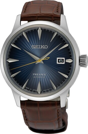 Seiko, Presage Automatic herreklokke med skinnrem Seiko, Presage Automatic herreklokke med skinnrem