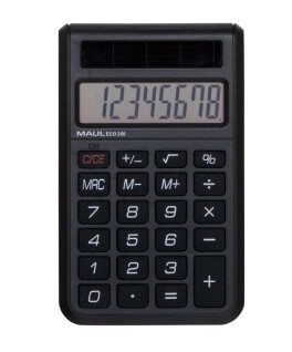 Maul Eco 250, Lomme, Grunnleggende, 8 Sifre, 1 Linjer, Solar, Sort Maul Eco 250, Lomme, Grunnleggende, 8 Sifre, 1 Linjer, Solar, Sort