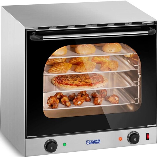 Royal Catering Konveksjonsovn for plassering på benk  timer  inkluderer 4 brett 10010734