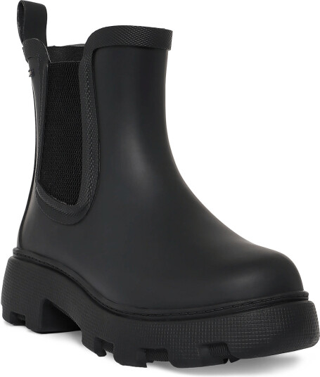 Tommy Hilfiger Rubber Flag Cleated Rainboot Black 38
