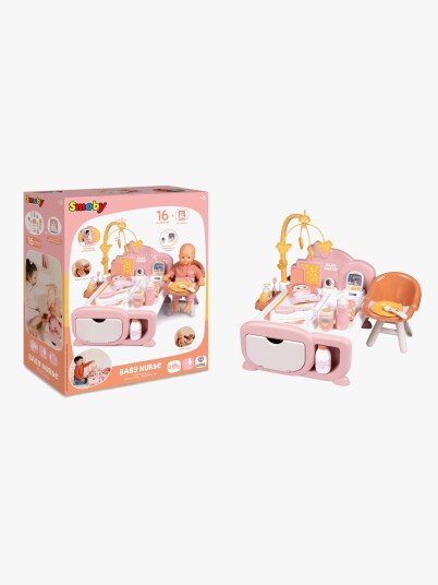 Smoby Baby Nurse Cocoon Dukkesygeplejerske Legesett Dukker opp til 42cm 3+år Lyserød Smoby Baby Nurse Cocoon Dukkesygeplejerske Legesett Dukker opp til 42cm 3+år Lyserød
