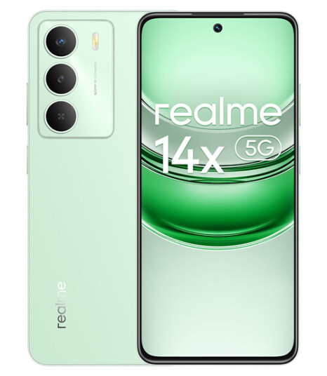 Realme 14X 5G Smarttelefon 6GB RAM 128GB Internminne Peridot Grønn 6.67" Realme 14X 5G Smarttelefon 6GB RAM 128GB Internminne Peridot Grønn 6.67"