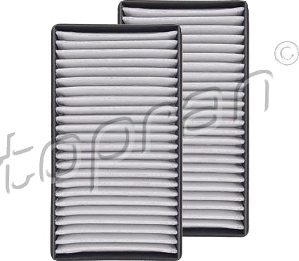 Kupefilter TOPRAN 500 670 Kupefilter TOPRAN 500 670