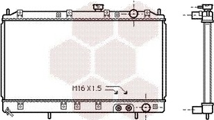 VAN WEZEL 32002117 Radiator motorkjøling