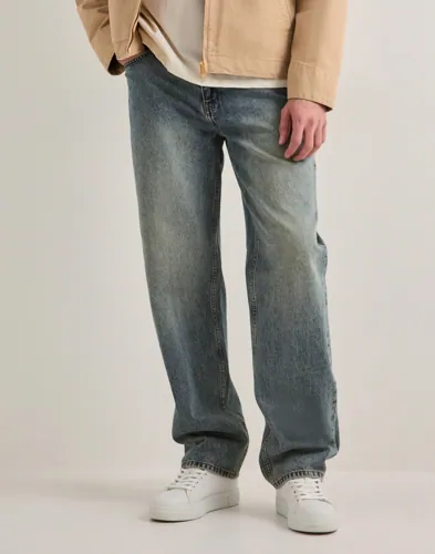 Woodbird Wbleroy Aged Jeans Straight leg jeans Blå